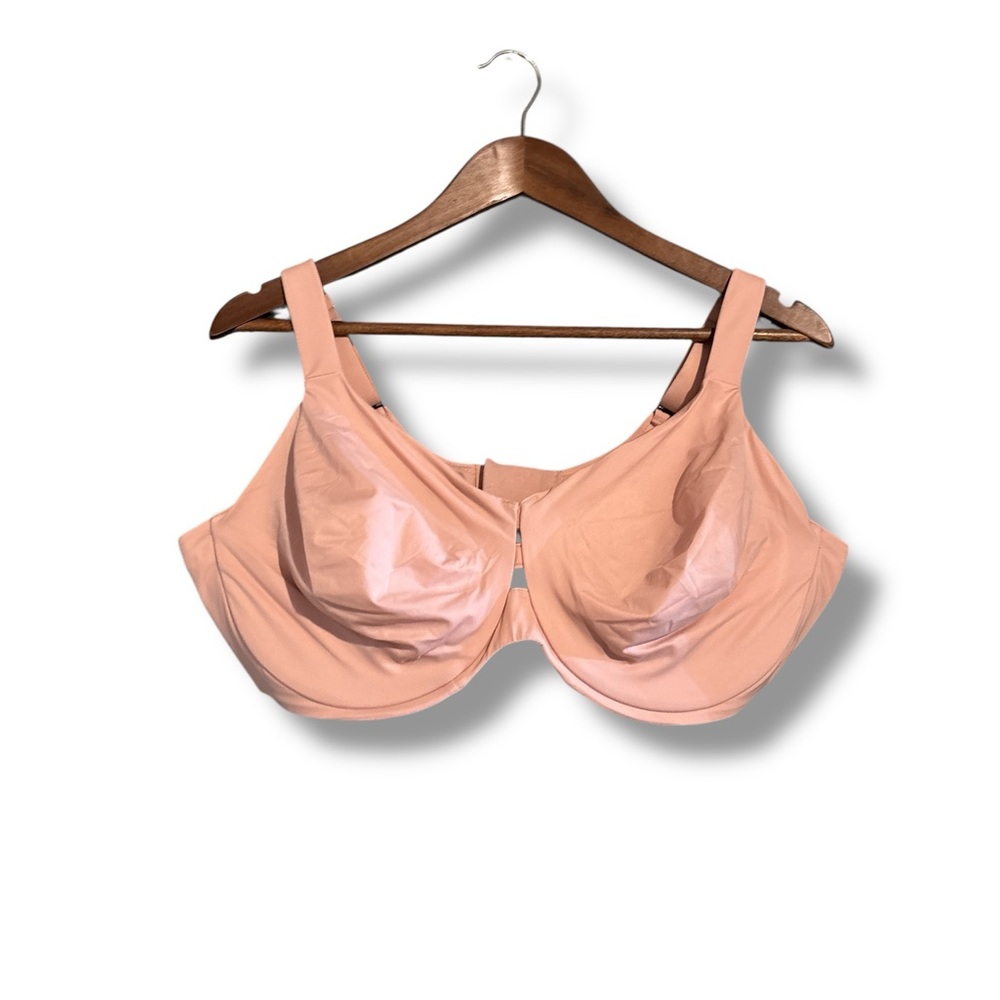 Spanx Blush Pink Minimizer Underwire T-shirt Bra Size 42DDD